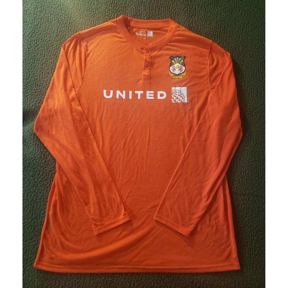 Wrexham AFC Long Sleeve T-Shirt LARGE/XL MEN'S United Polaris Soccer Football